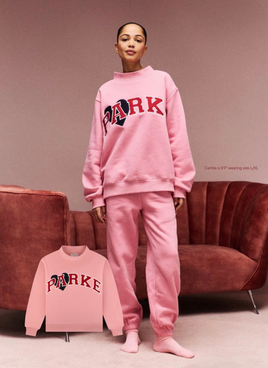 Jean Heart Varsity Mockneck